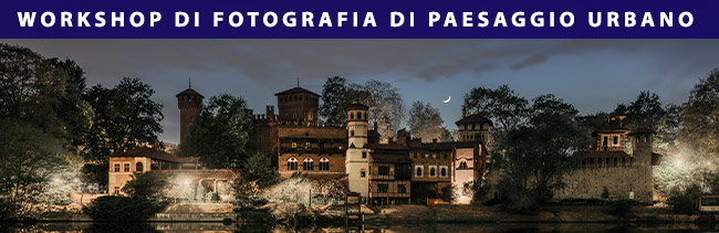 Cover calendario workshop Torino ed il Cityscape notturno