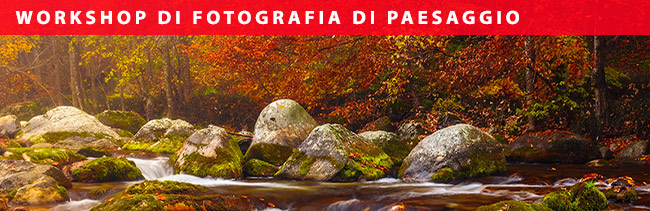Cover Calendario i colori dell'autunno in valle Pesio Workshop di fotografia di paesaggio