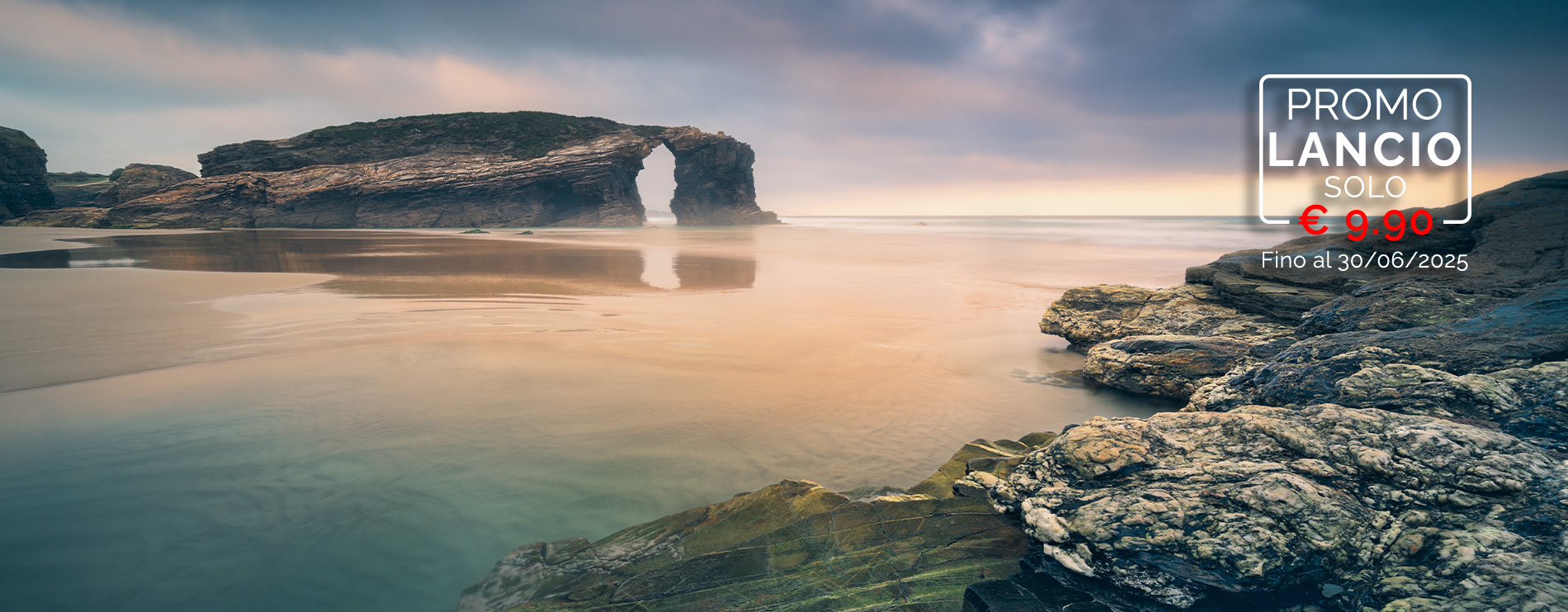 Masterclass playa de las catedrales sviluppo raw avanzato con adobe lightroom banner home promo