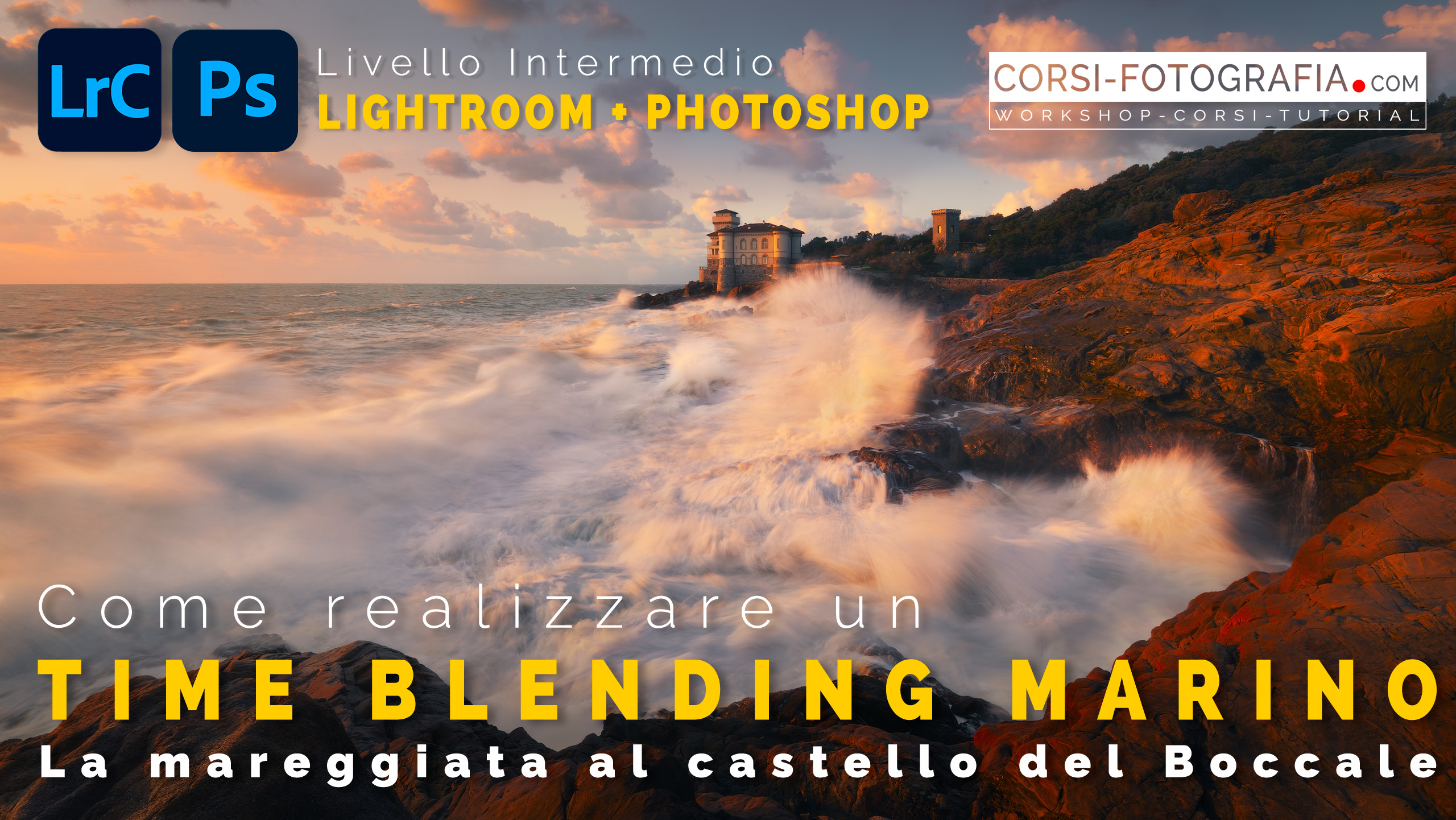 Come realizzare un Time Blending Marino con Adobe Lightroom e Photoshop cover