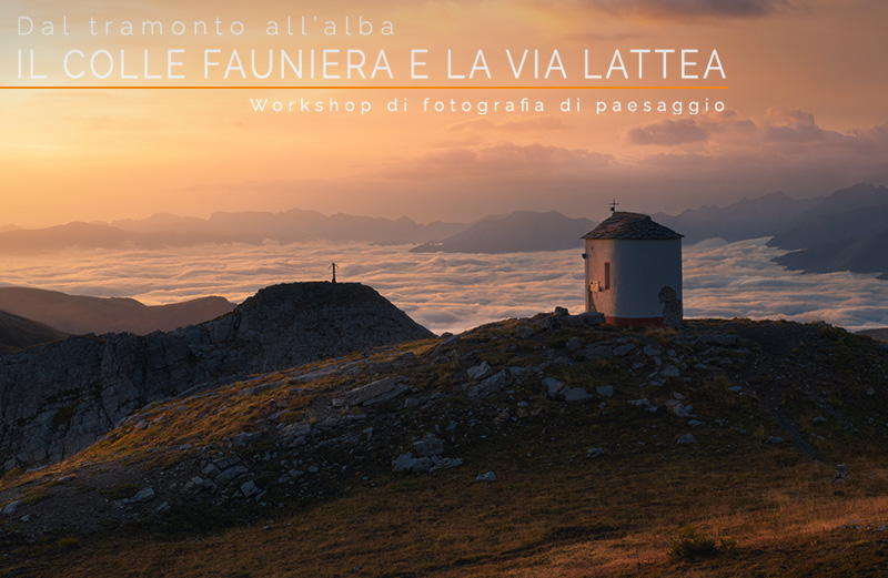 Colle Fauniera e la via lattea, workshop di fotografia notturna dal tramonto all'alba Locandina senza piede