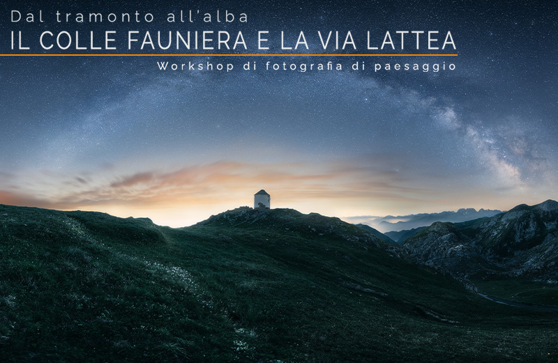 Colle Fauniera e la via lattea, workshop di fotografia notturna dal tramonto all'alba Locandina senza piede