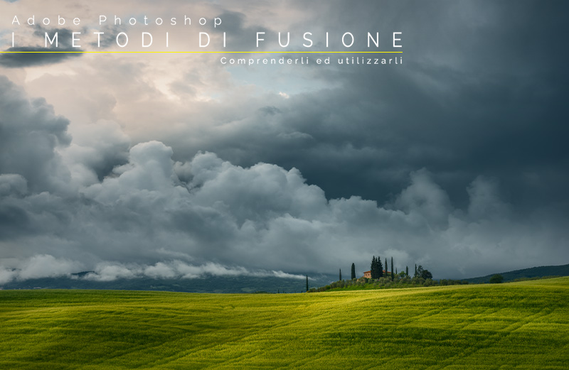 Videocorso Photoshop e i metodi di fusione, locandina senza piede
