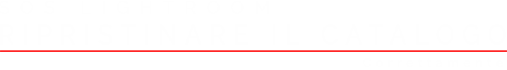 Come ripristinare il catalogo di Lightroom Classic correttamente Titolo