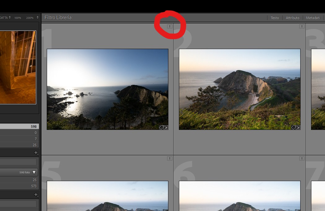 foto mancanti Lightroom