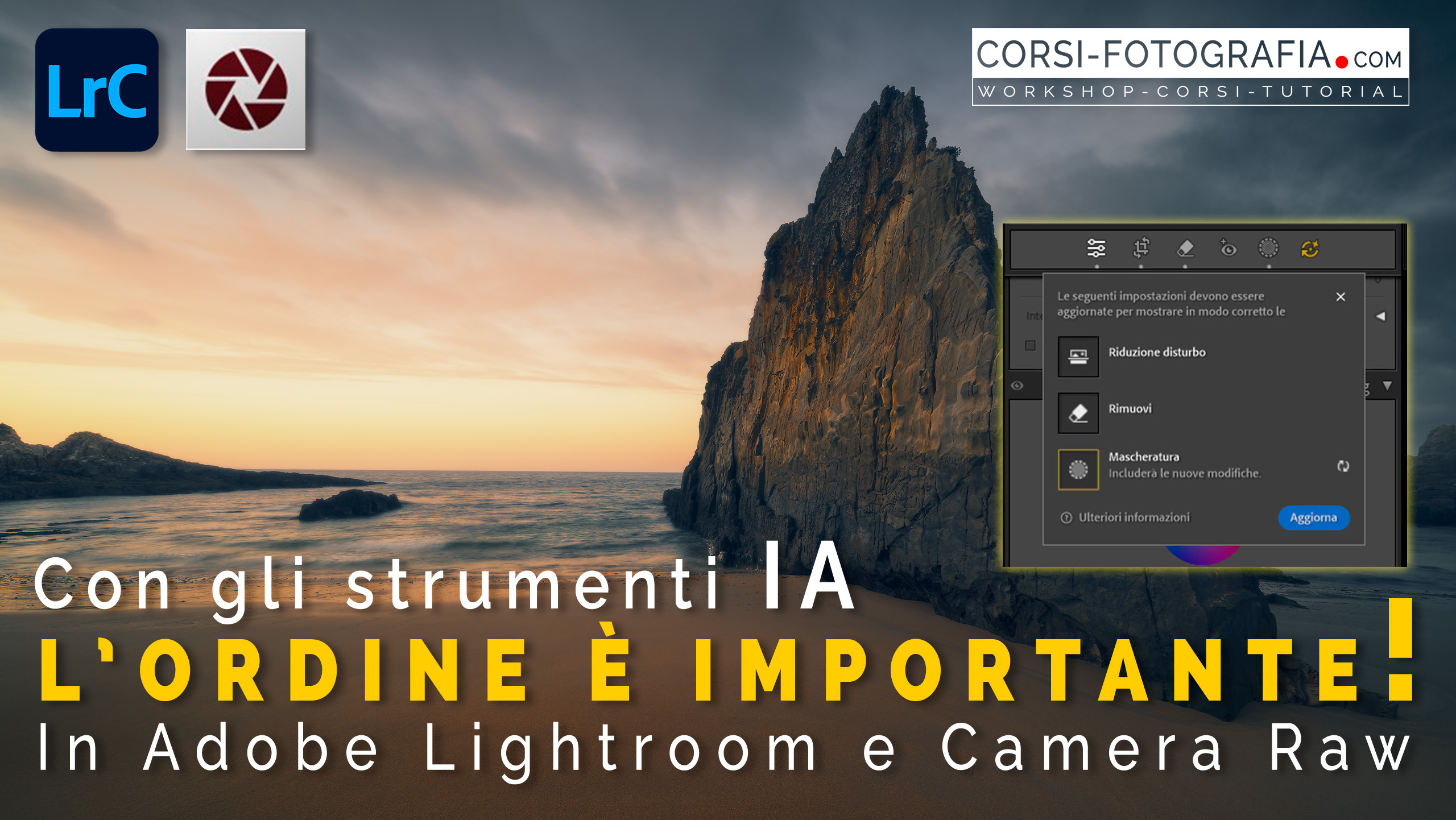 L'ordine delle operazioni con l'IA di Lightroom cover