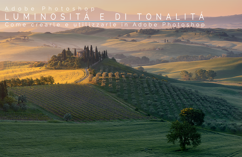 maschere di luminosità e di tonalità di Photoshop videocorso - locandina senza piede