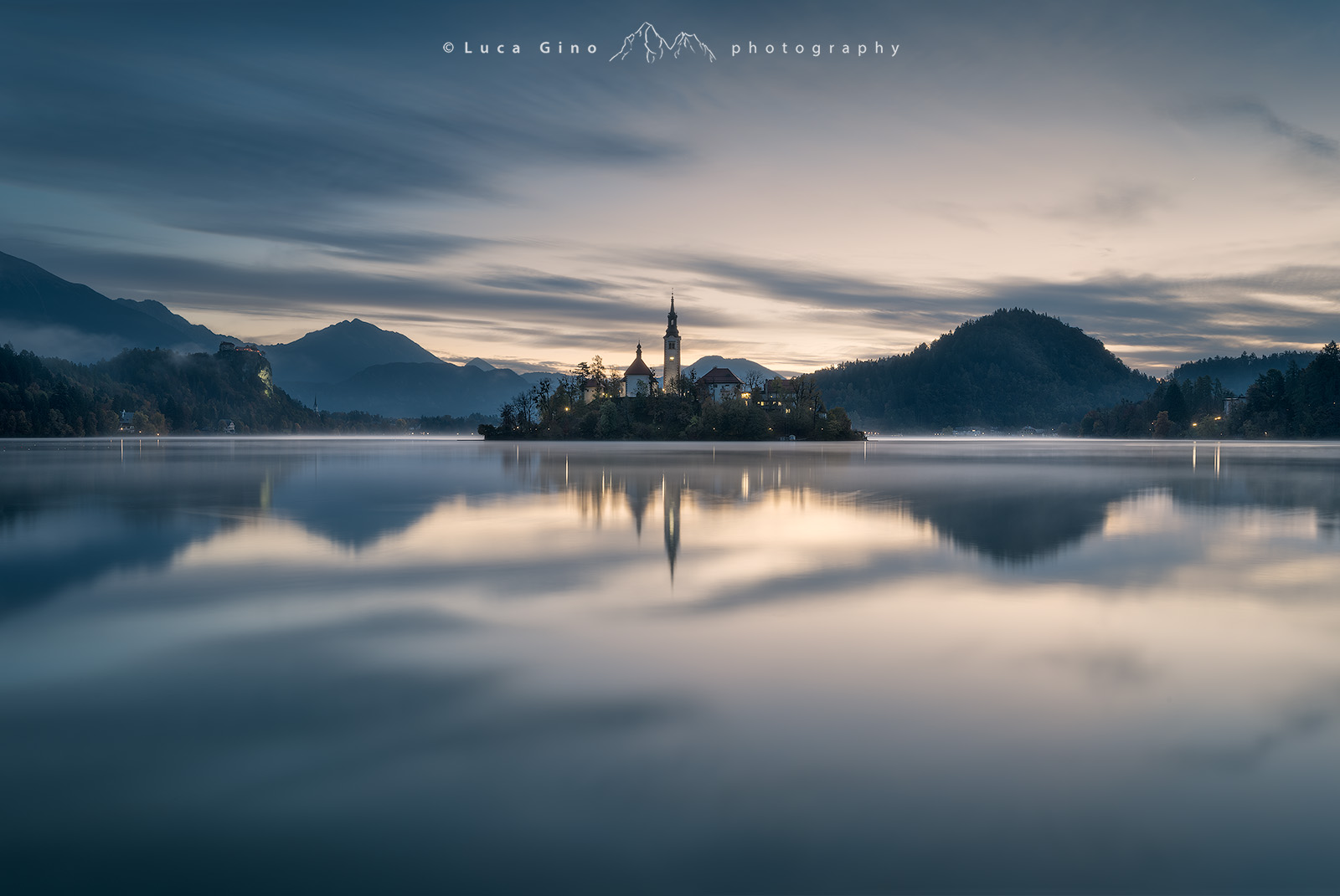L'ora blu al lago di Bled