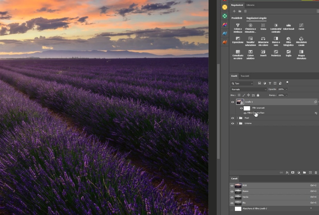 Utilizzare camera Raw come filtro avanzato grazie agli oggetti avanzati di Photoshop