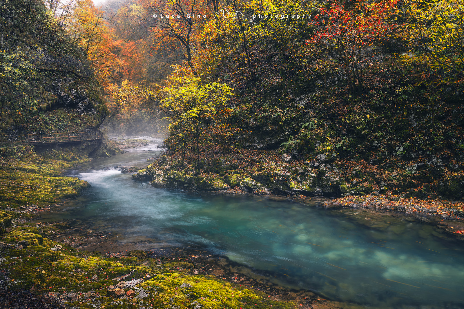 Gole di Vintgar in Autunno