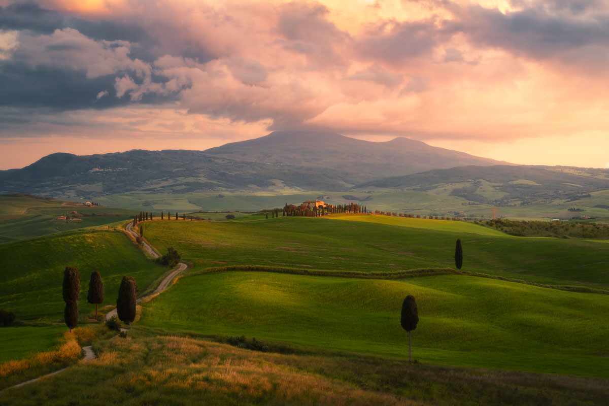 Corso completo di post-produzione del paesaggio Podere Terrapille Dopo