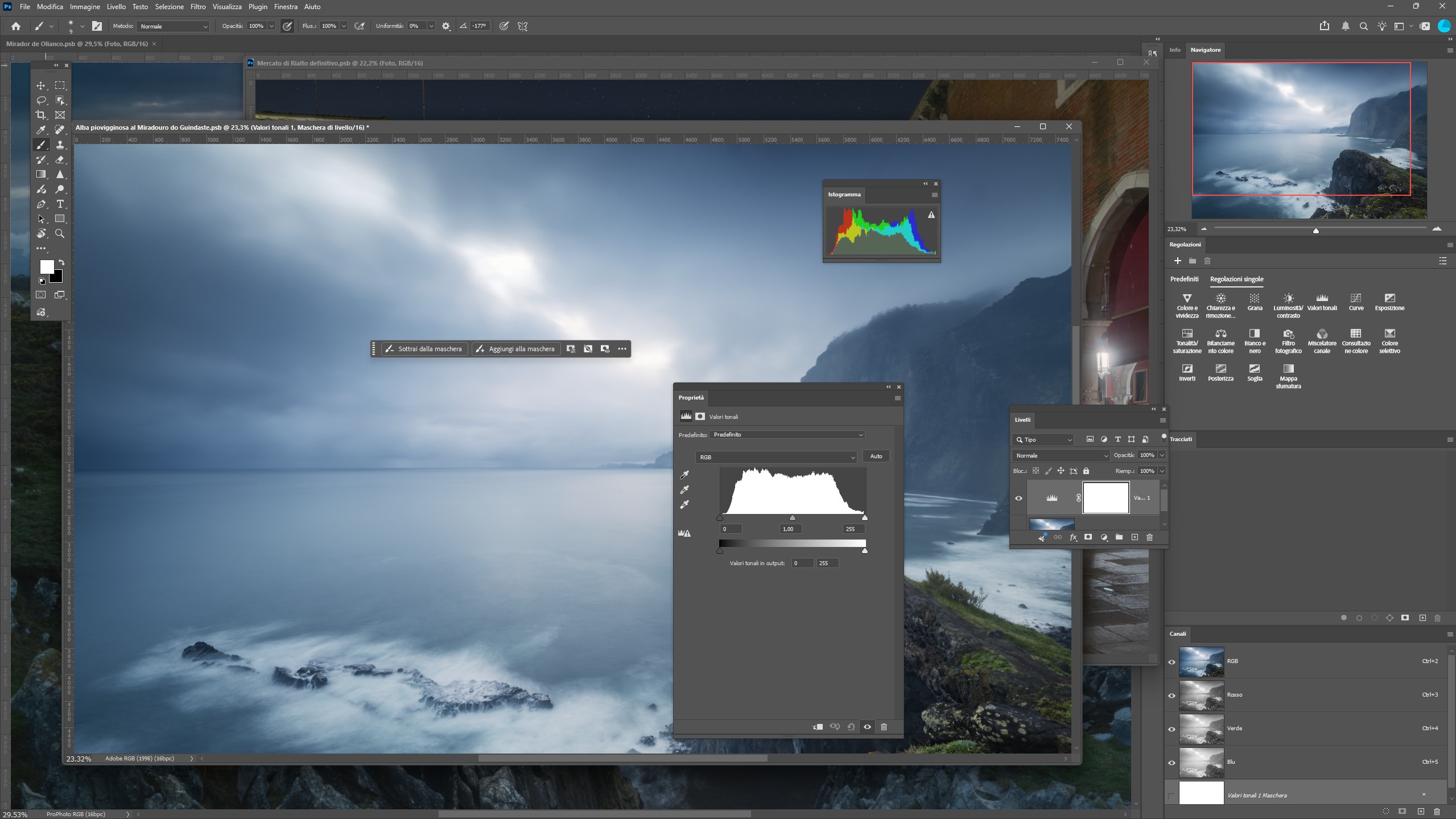 Corso base di Photoshop - Il disordine dell'area di lavoro