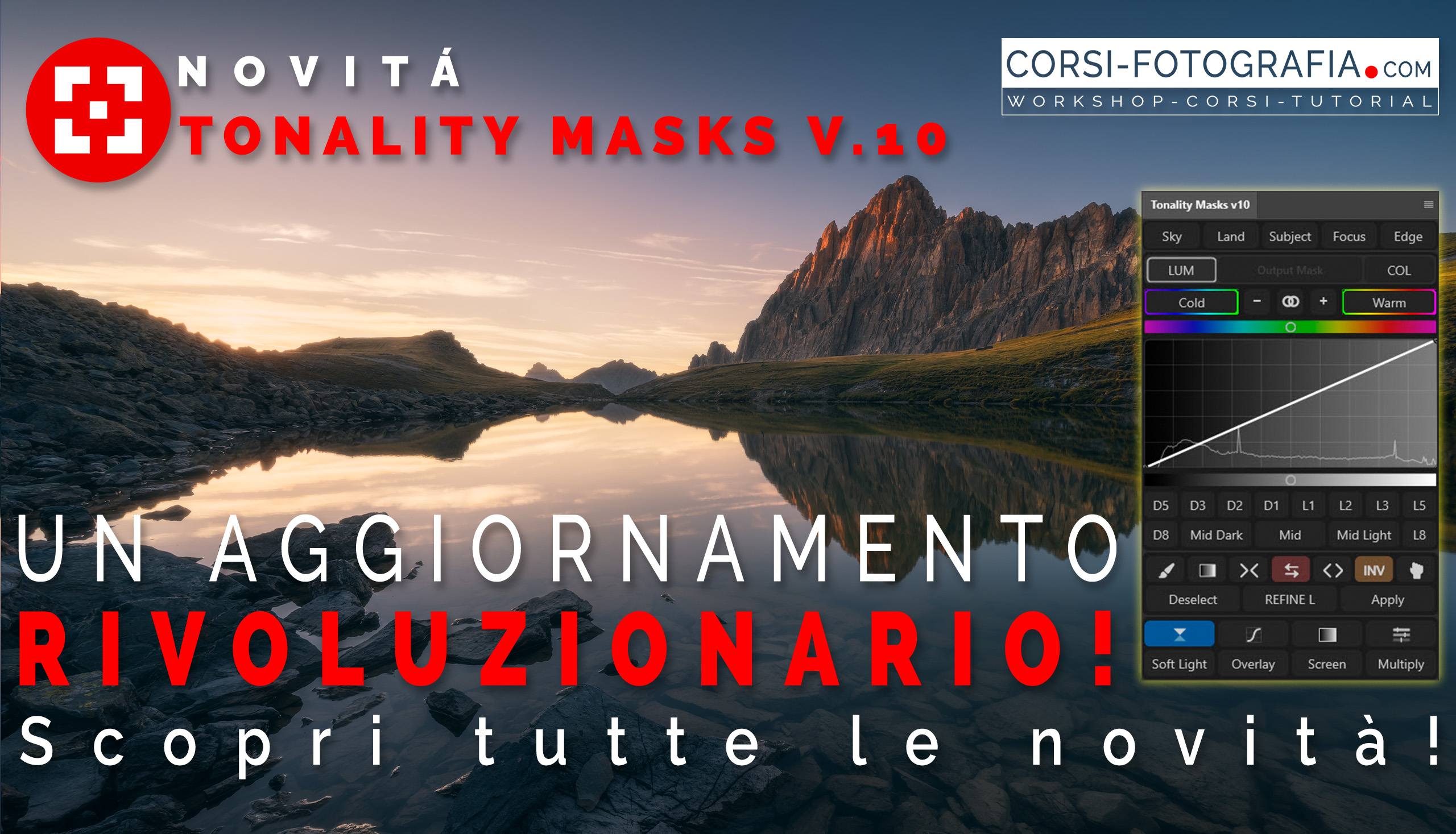 Tonality Masks V10: tutte le novità del plugin - anteprima